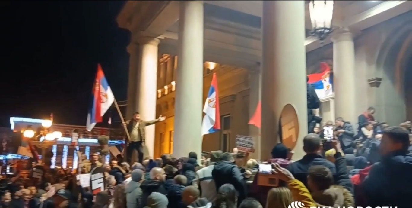 Serbiyada namoyish bo'lib o'tdi