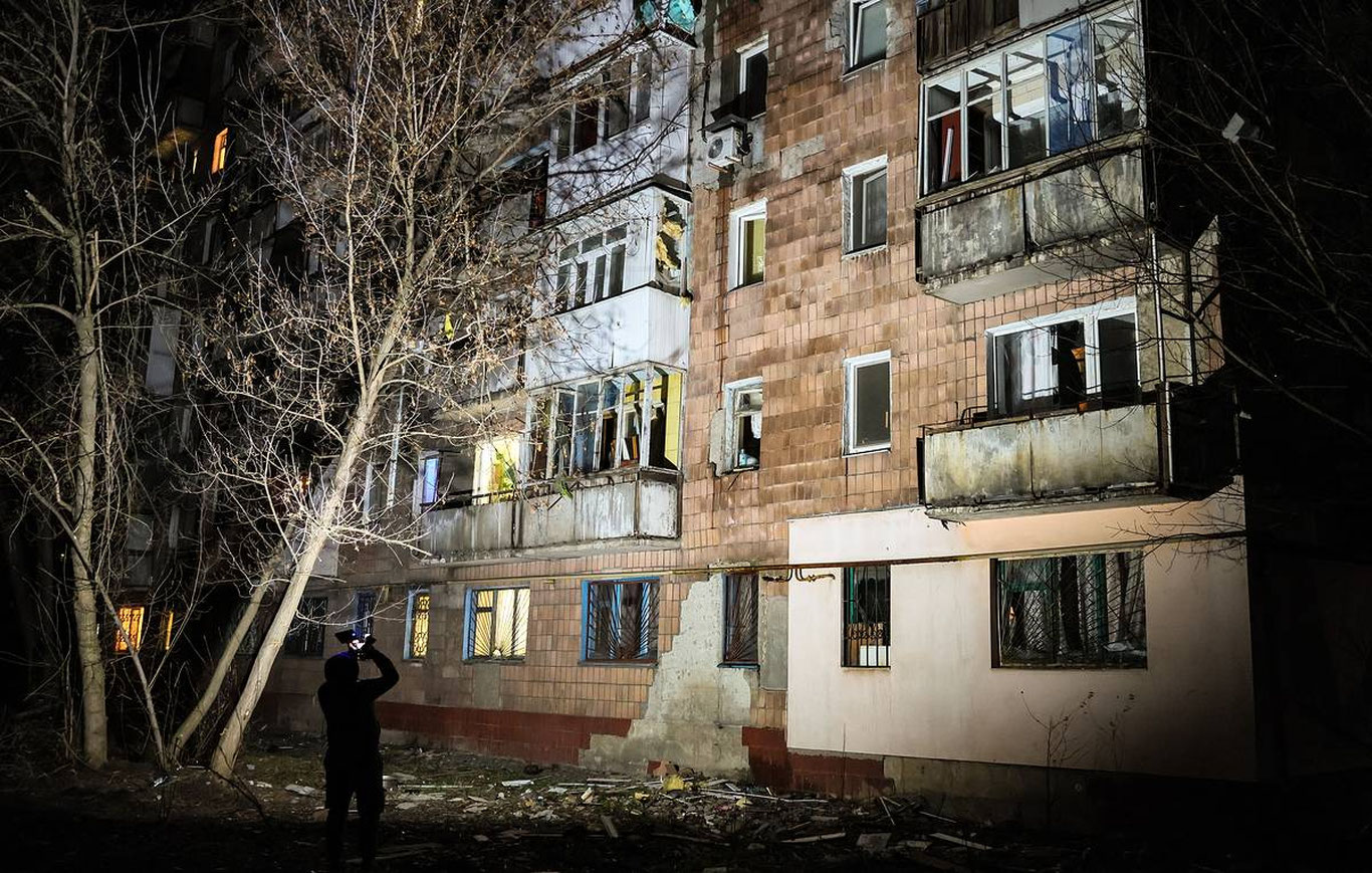 Янги йил оқшомида Донецк ўққа тутилди
