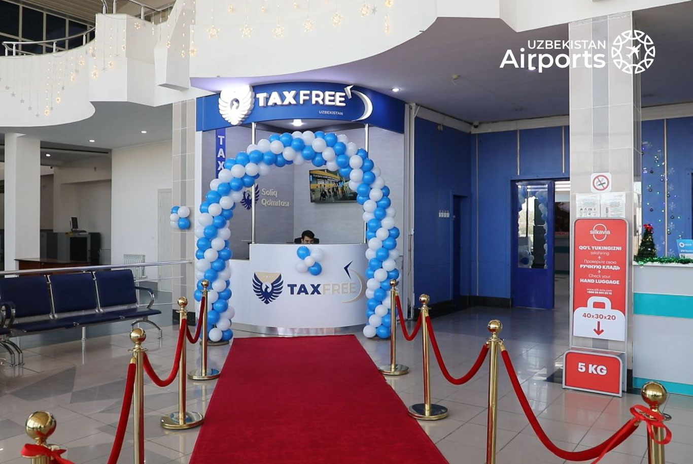 4 та аэропортда Tax Free тизими жорий этилди