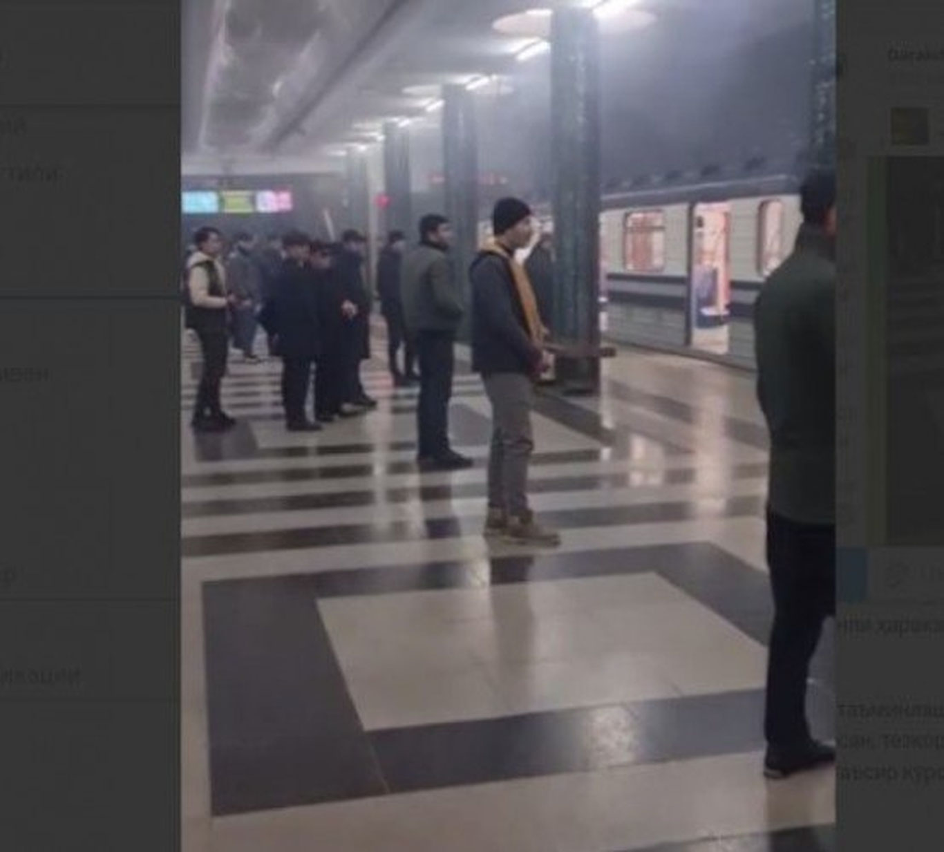Тошкент метросида ёнғин чиқди