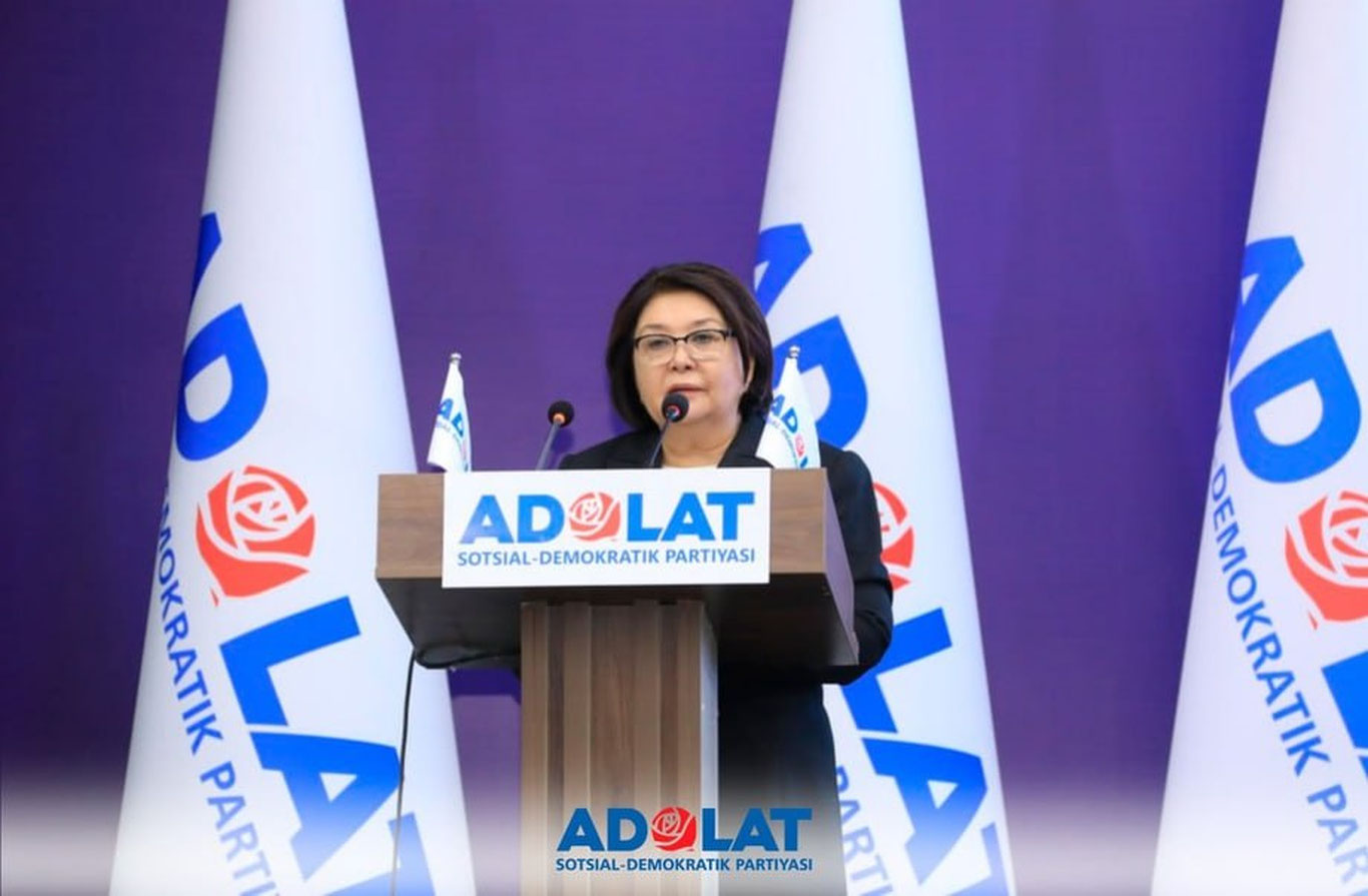 Robaxon Maxmudova “Adolat” SDP raisi etib saylandi
