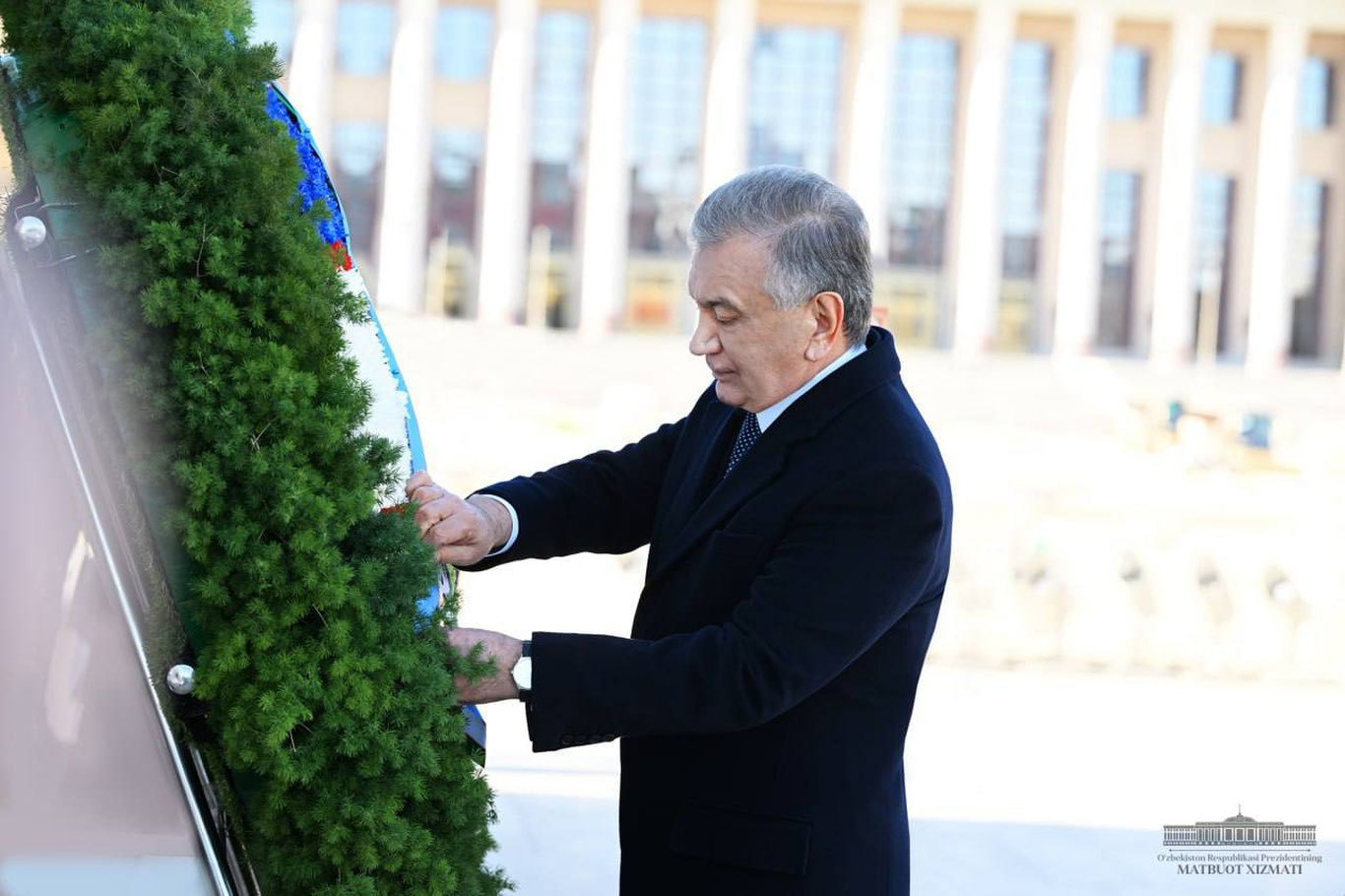 Prezident Xitoydagi Tyananmen maydoniga bordi
