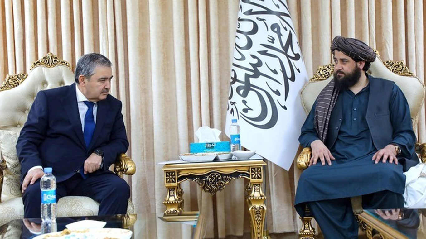 DXX raisi Abdusalom Azizov Tolibon Mudofaa vaziri Muhammad Yoqub bilan uchrashdi