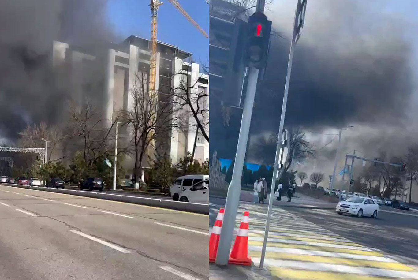 “Poytaxt” biznes markazida yong‘in chiqdi