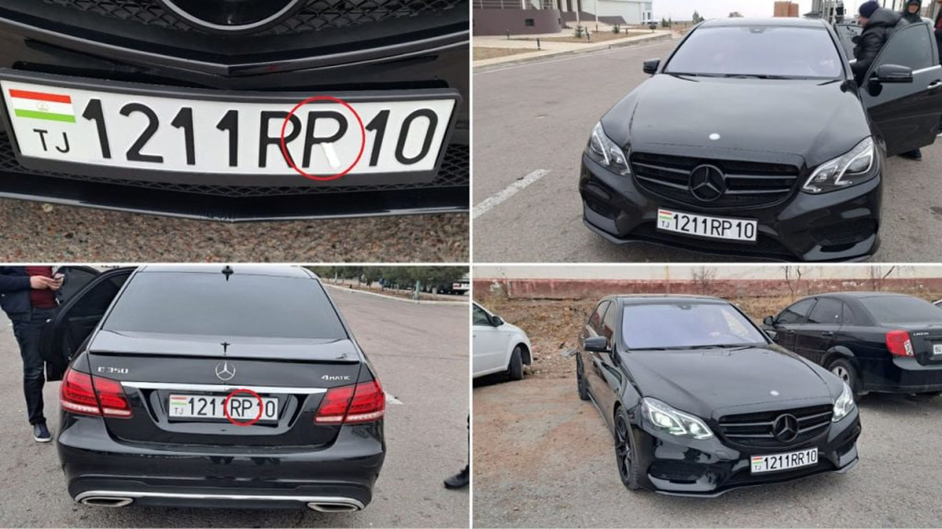 Давлат рақам белгисини яширишга ҳаракат қилган ҳайдовчи ушланди