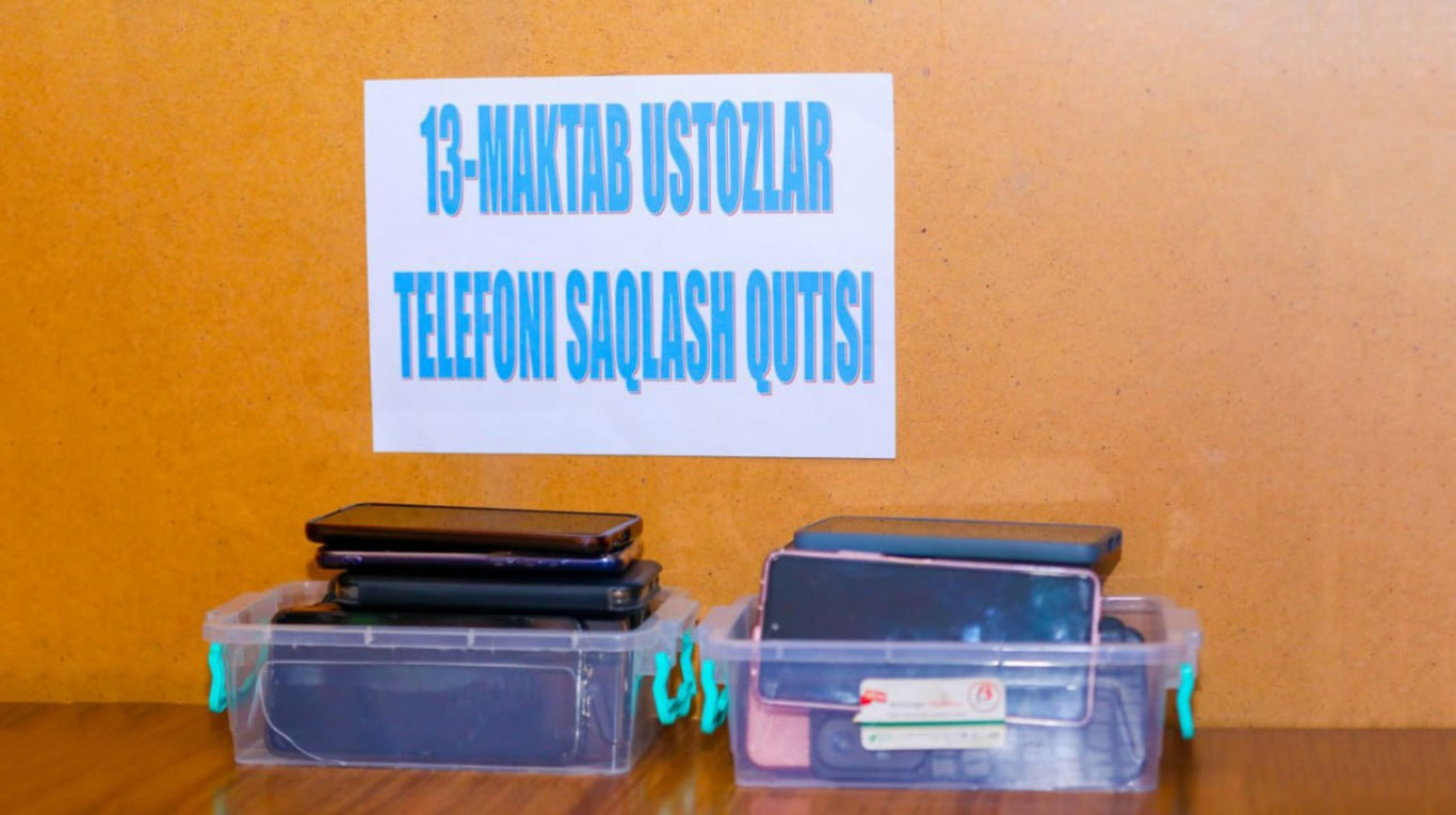 Ангренда "Телефонсиз мактаб" тизими жорий этилмоқда