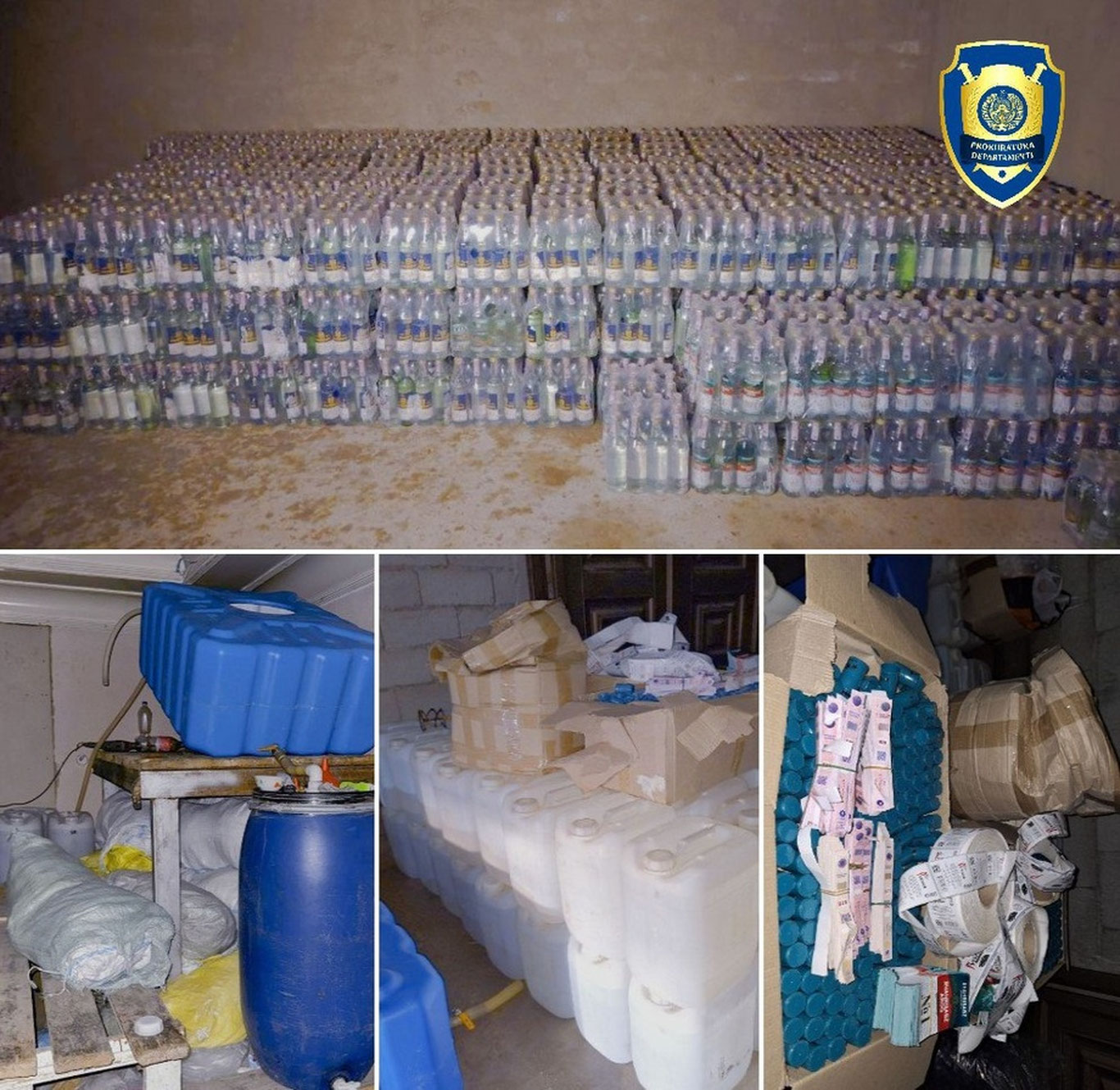 Қашқадарёда қўлбола усулда алкоголь маҳсулотлари ишлаб чиқараётган яширин цех фош этилди