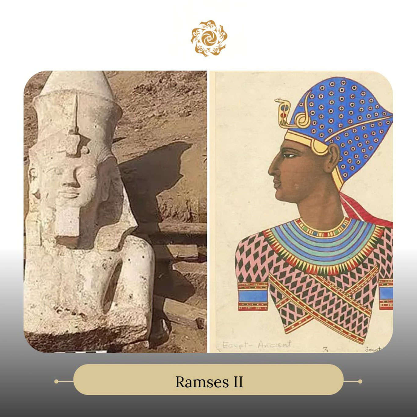 Рамсес II ҳайкалининг етишмаётган ярми топилди