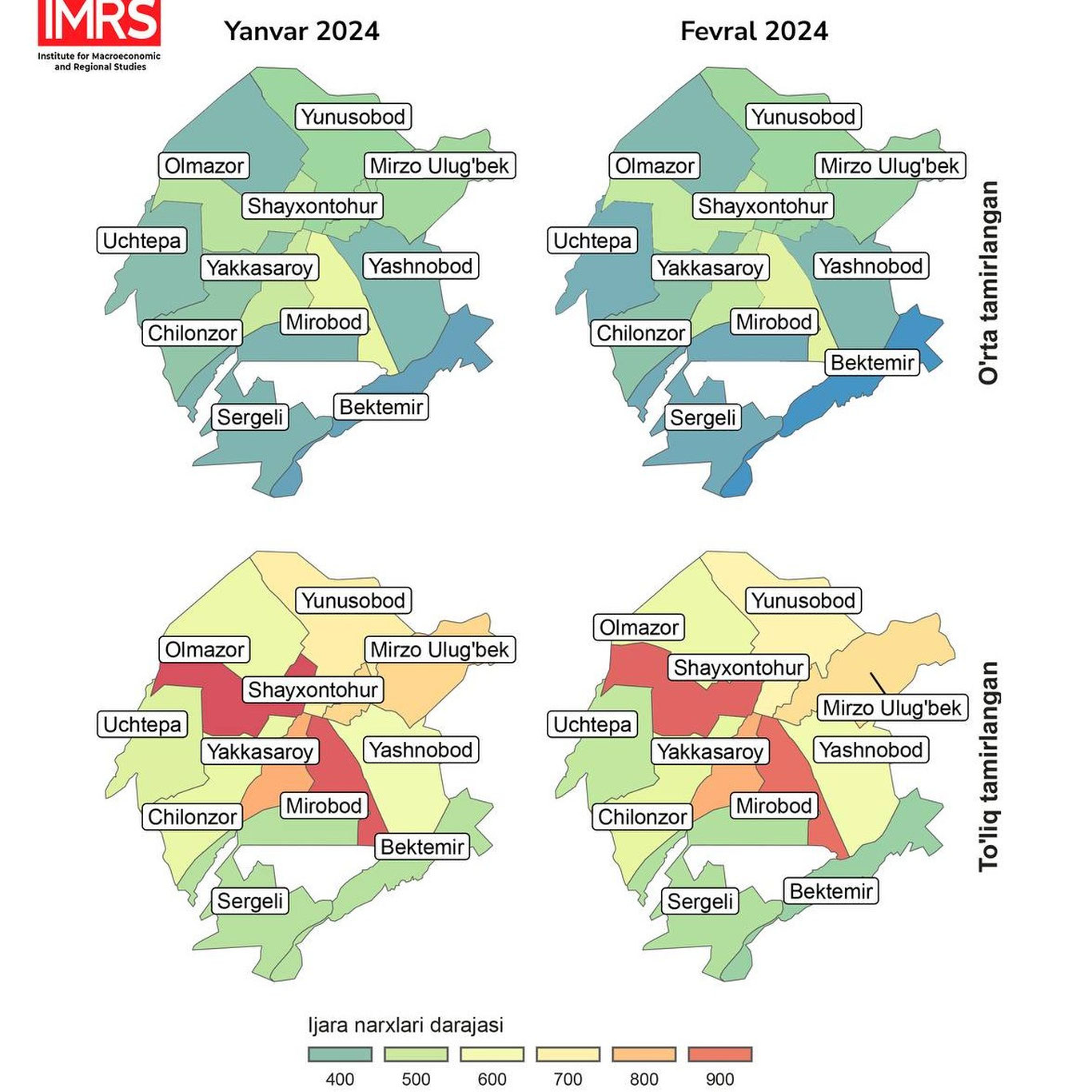 Toshkentda uy-joy ijara narxlari pasaymoqda