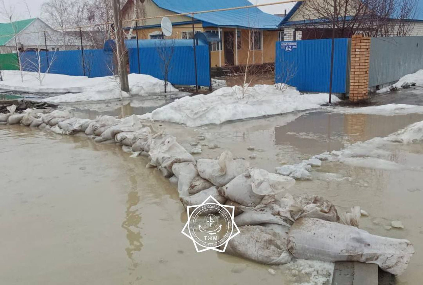 Қозоғистонда йирик сув тошқини кузатилмоқда