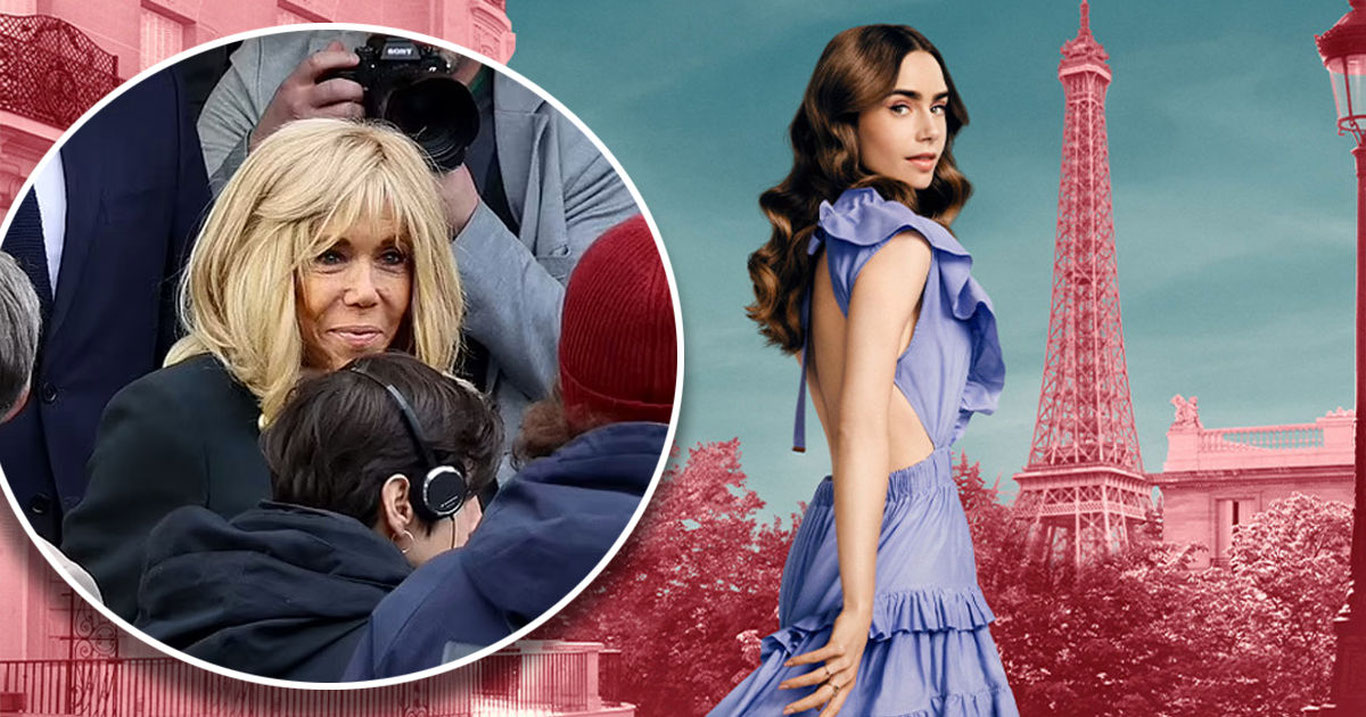 Макроннинг рафиқаси кинода суратга тушмоқда