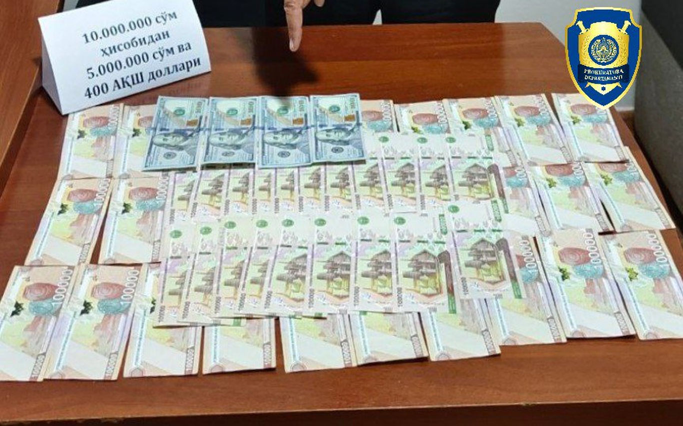 Andijonda yurist pora bilan qo‘lga tushdi