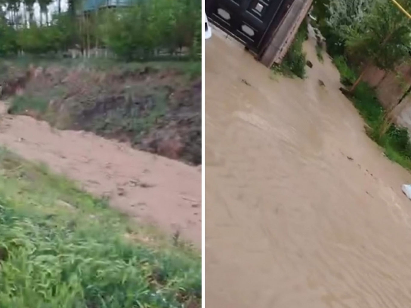 Наманганда ҳам кучли сел кузатилди
