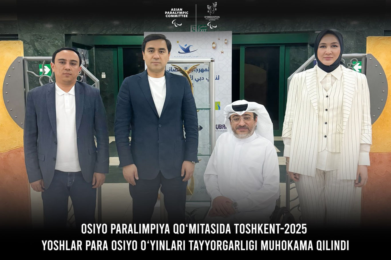 Dubayda Toshkentda o‘tadigan musobaqa muhokama qilindi