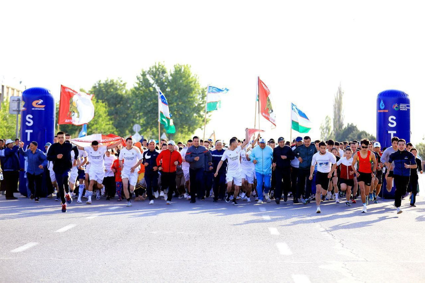 Ҳудудларда "Янги нафас" югуриш мусобақалари ўтказилди