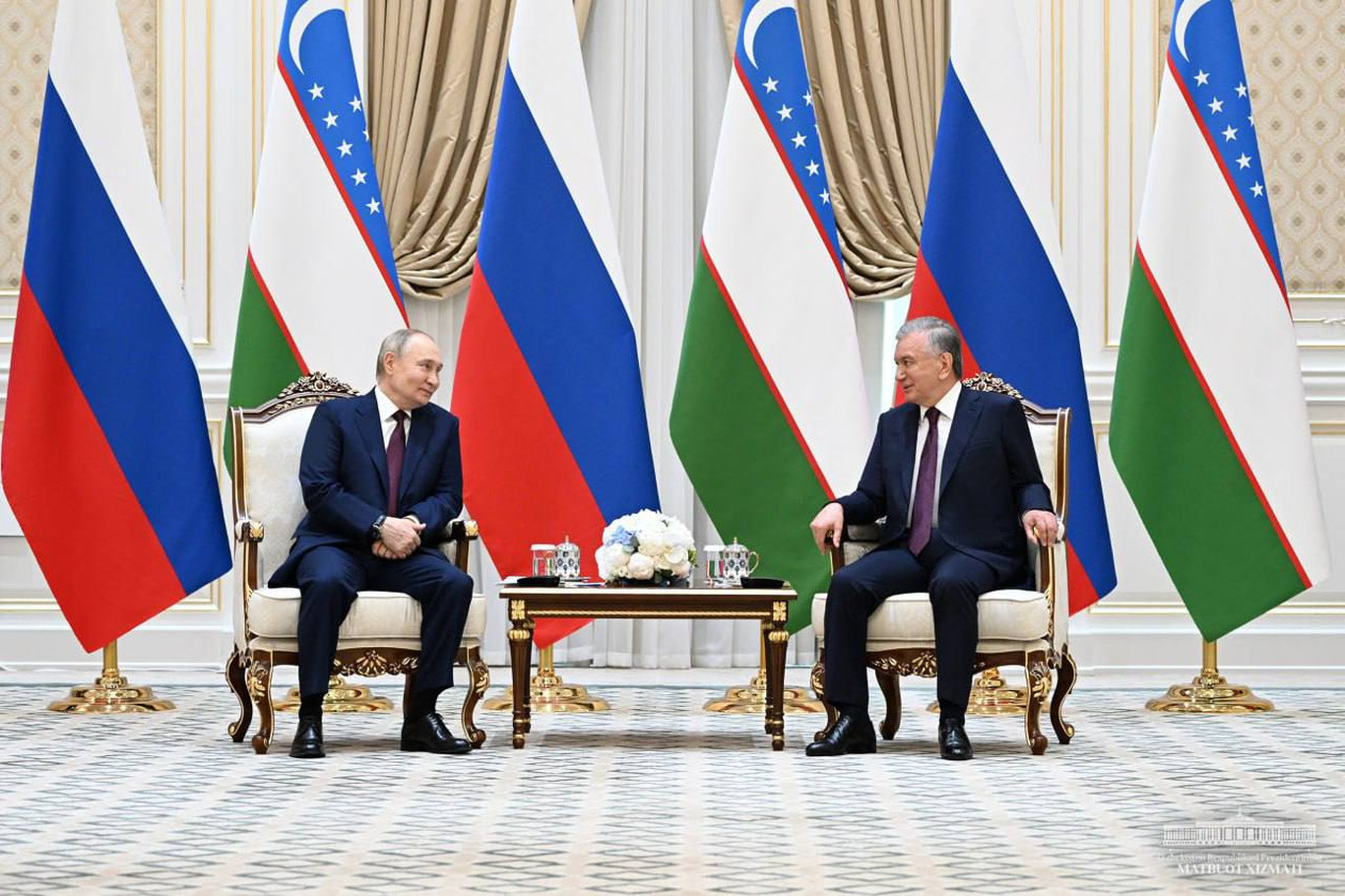 Атом энергетикаси, миграция, хавфсизлик: Мирзиёев ва Путин қатор масалаларни муҳокама қилди