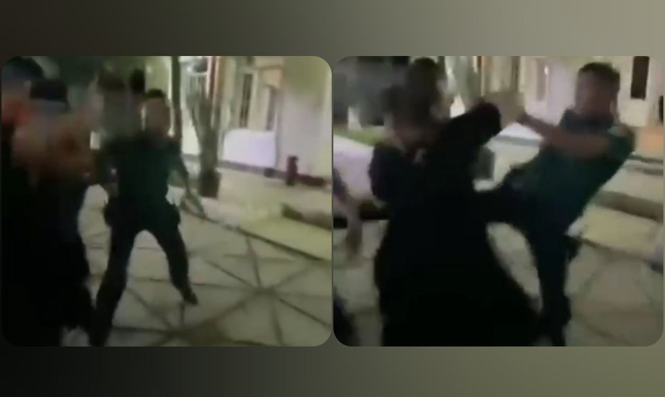 Самарқандда ИИБ ходими аёл кишига куч ишлатди