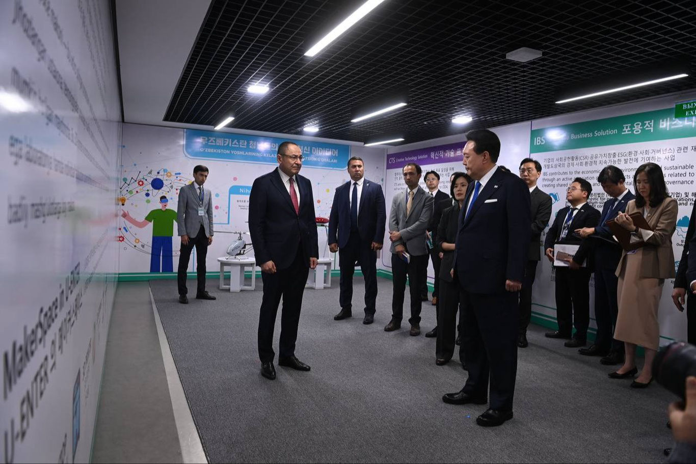 Корея Республикаси Президенти “UEnter” Инновацион тадбиркорлик маркази билан танишди