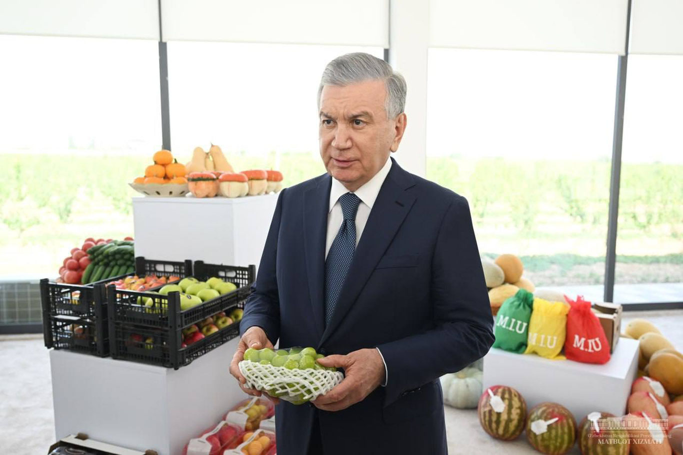 Қувасойда 450 гектар интенсив боғ яратилди