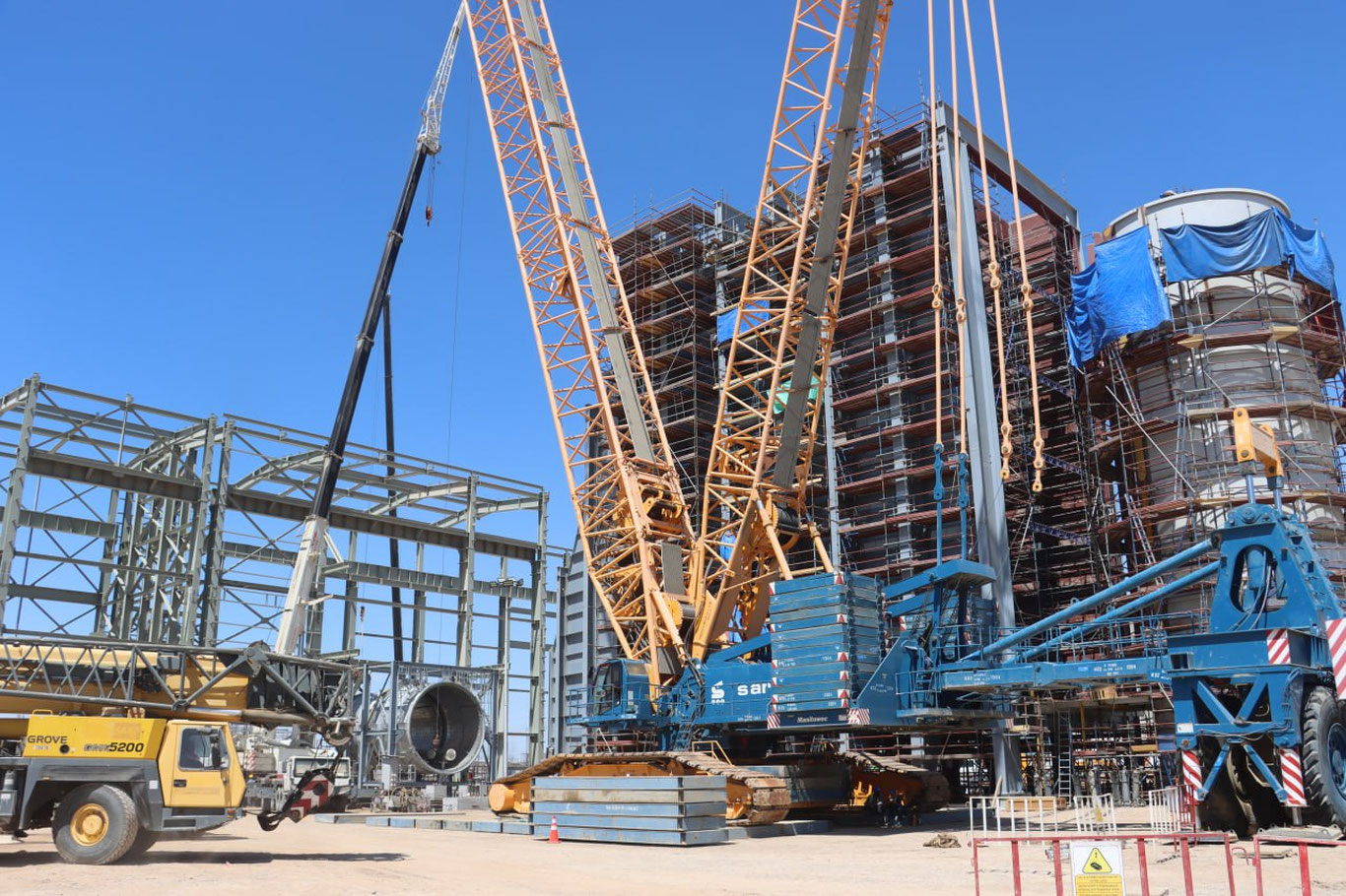 Толлимаржон ИЭСда буғ-газ қурилмалари бунёд этилмоқда