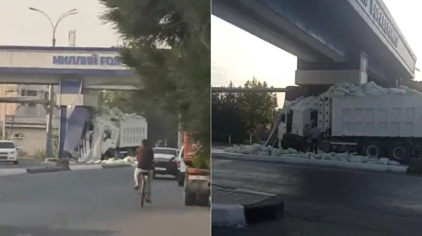 Андижонда ҳайдовчи ухлаб қолиб, аварияга учради