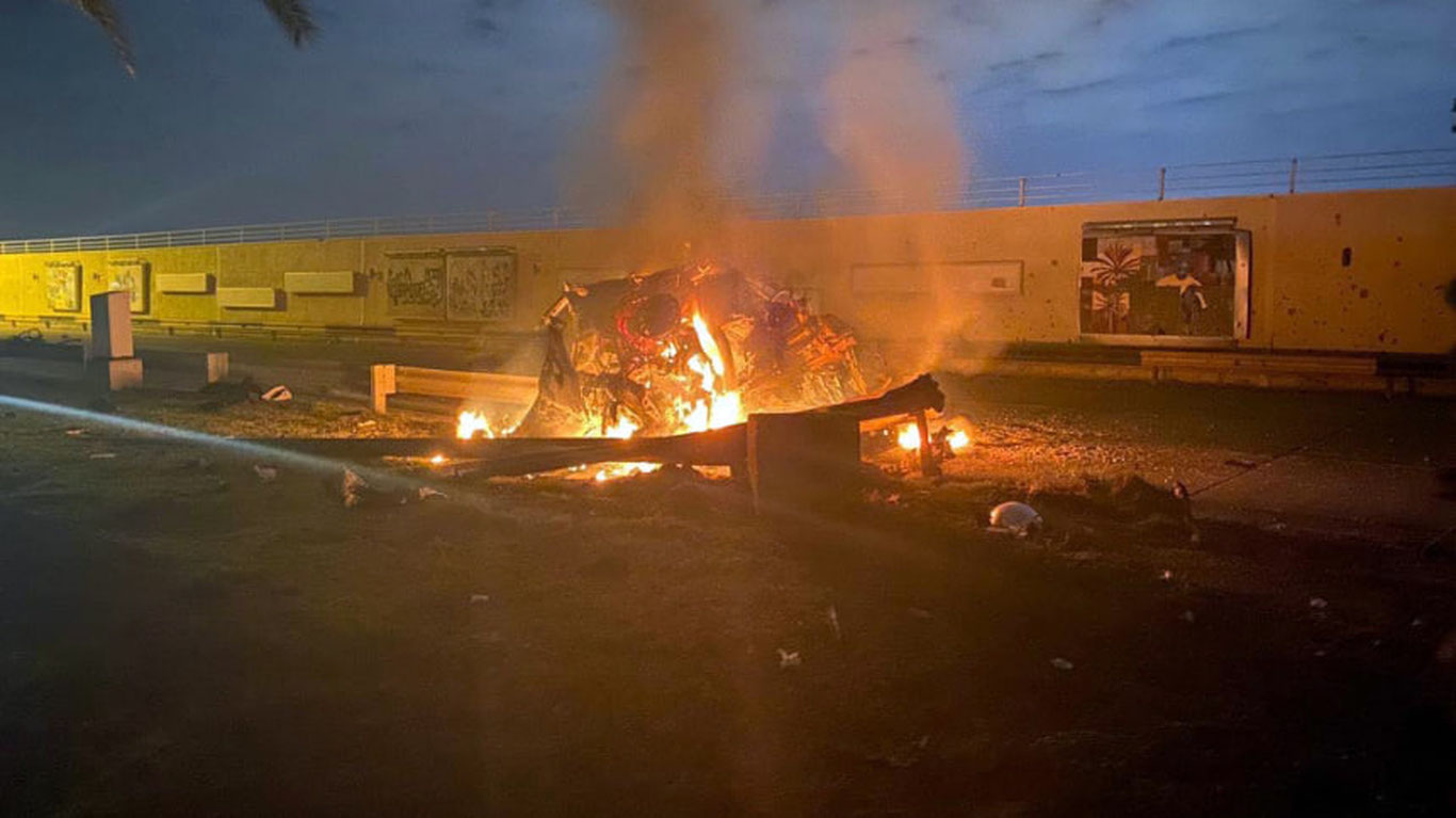 Ироқда АҚШ қўшинлари жойлашган ҳаво базаси ўққа тутилди