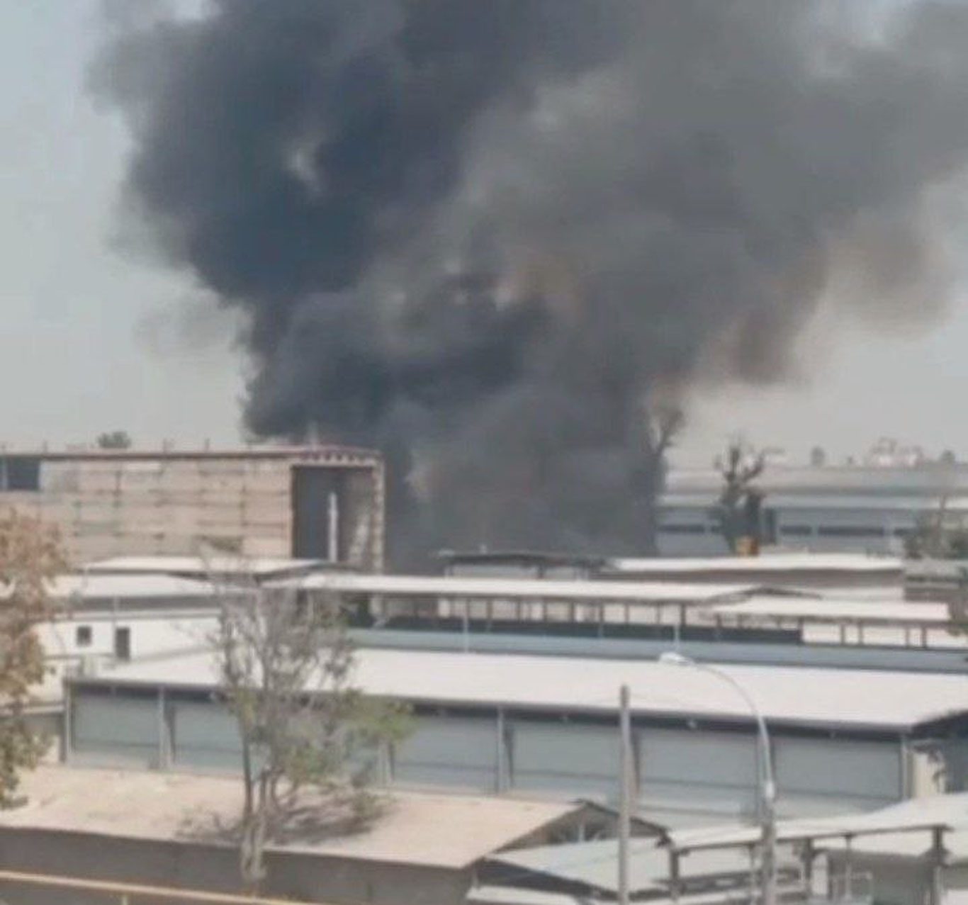 Тошкентдаги очиқ майдонда ёнғин чиқди