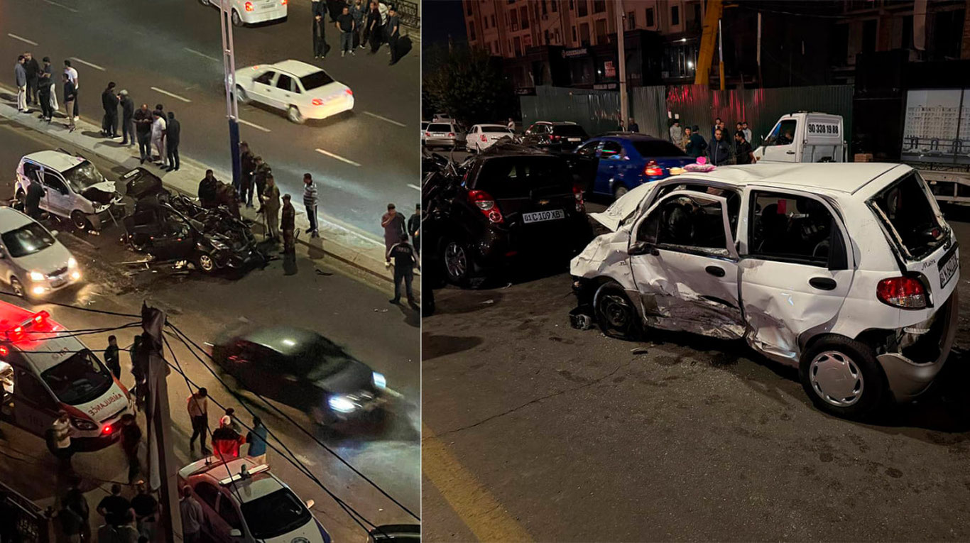 Тошкентда Спарк ва Матиз иштирокида ЙТҲ содир бўлди