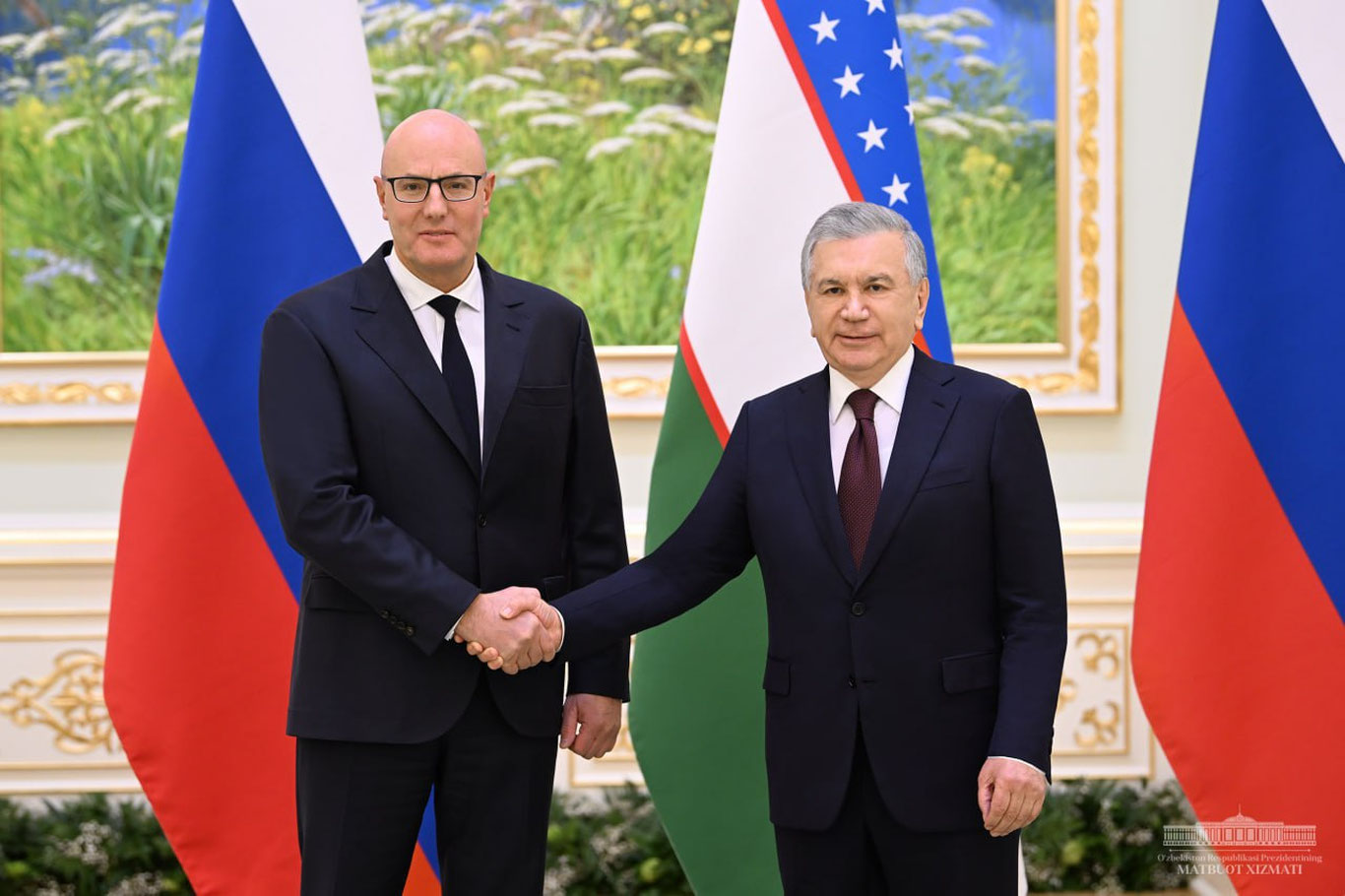 Prezident Rossiya delegatsiyasini qabul qildi
