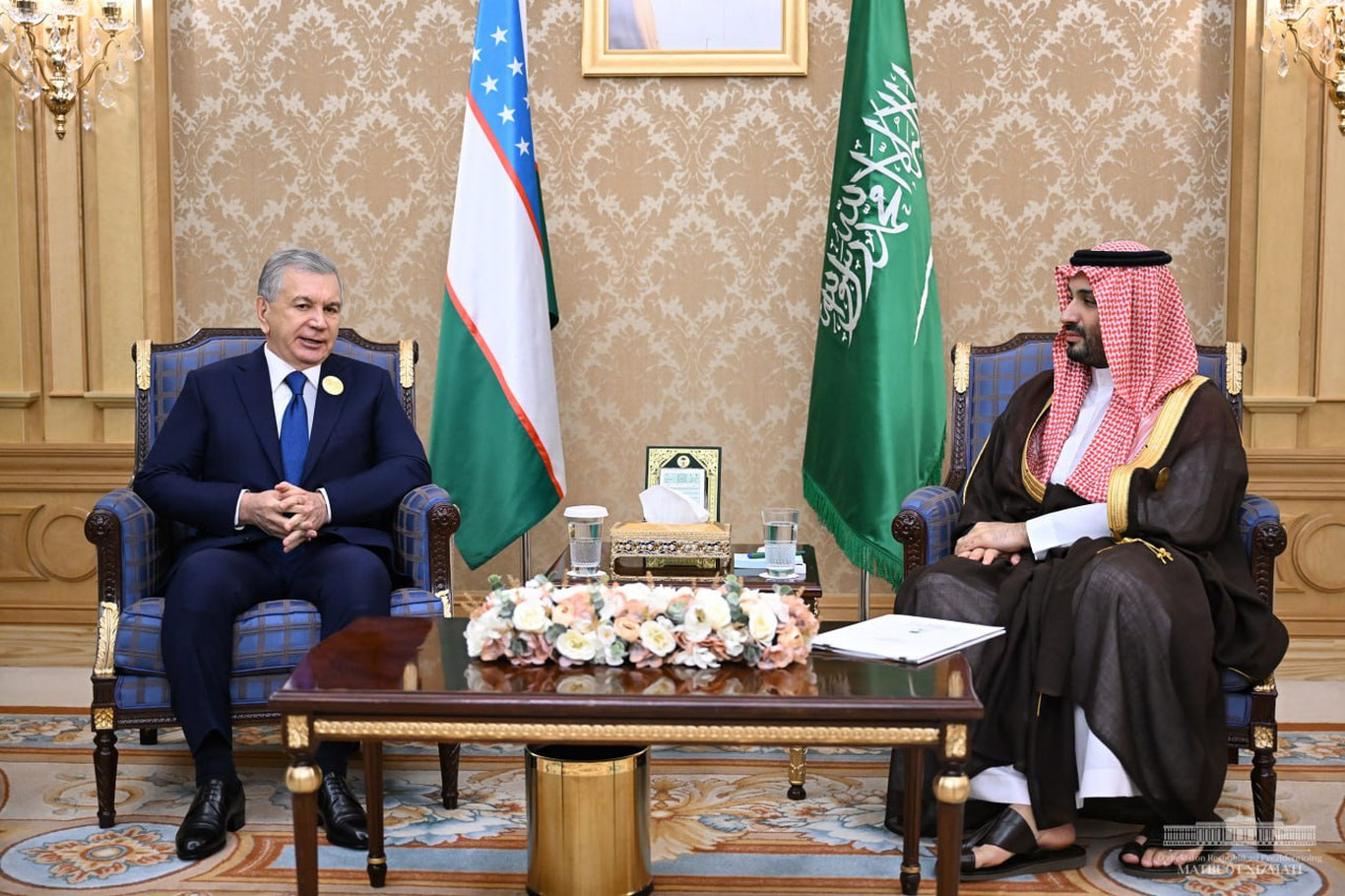 Prezident Saudiya Arabistoni Valiahdi bilan uchrashdi