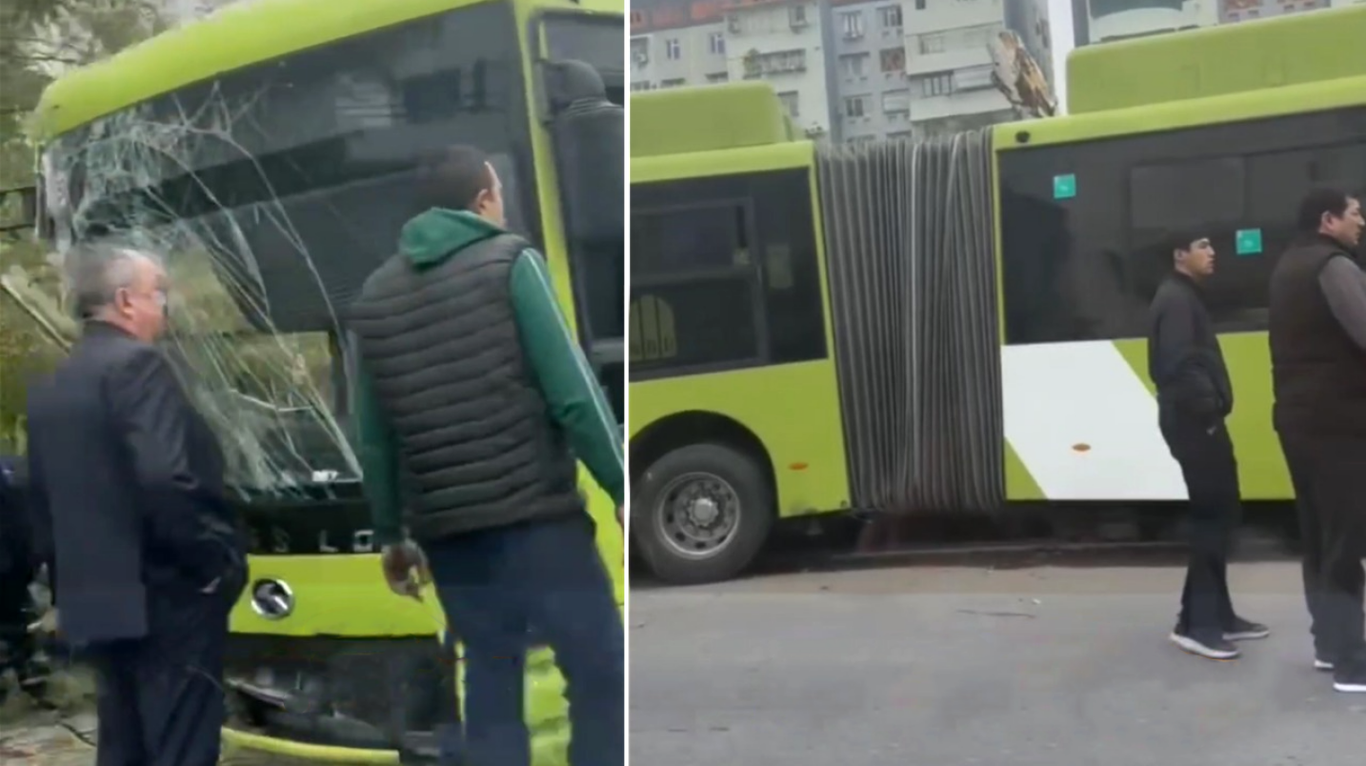 Тошкентда автобус аварияга учради