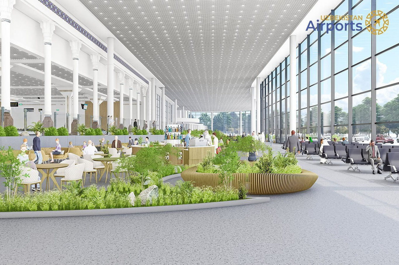 Toshkent aeroportining uchib kelish zali kengaytirilmoqda