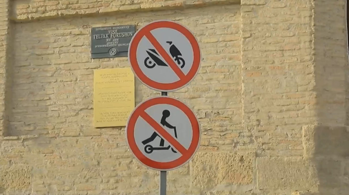 Бухородаги тарихий обидалар атрофида транспорт ҳаракати чекланмоқда