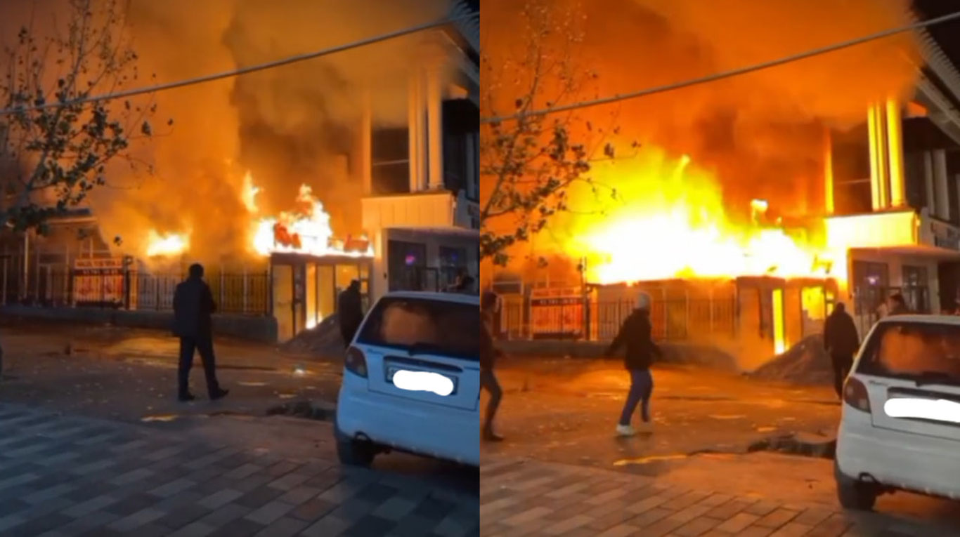 Тошкентда сомсахона ёниб кетди