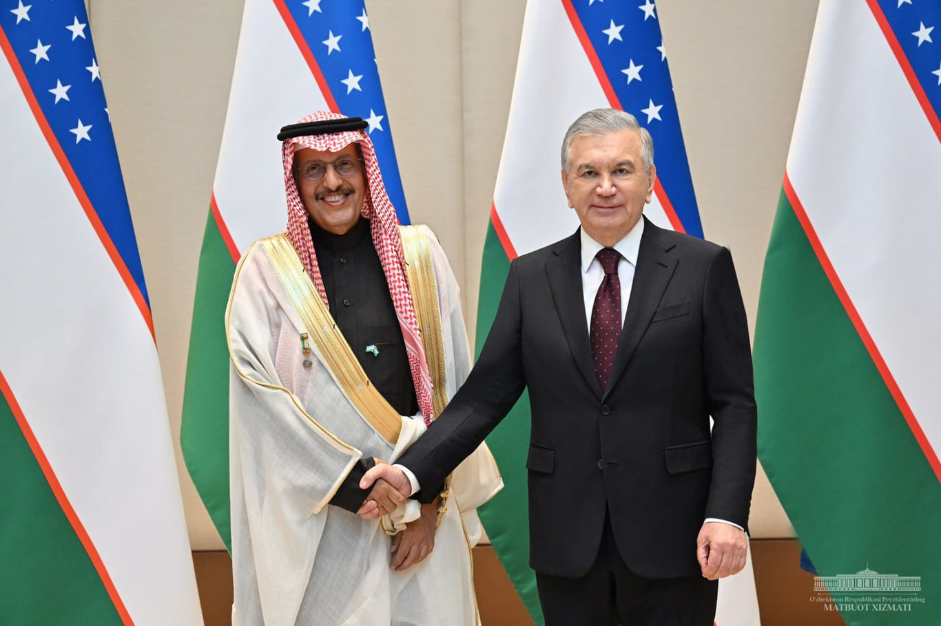 Президент Саудия-Ўзбекистон Ишбилармонлар кенгаши раиси билан учрашди
