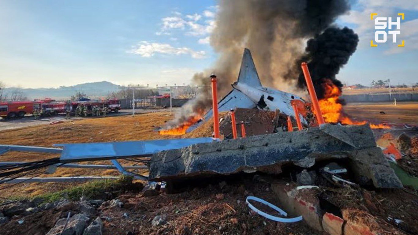 Жанубий Кореяда ҳам самолёт ҳалокатга учради