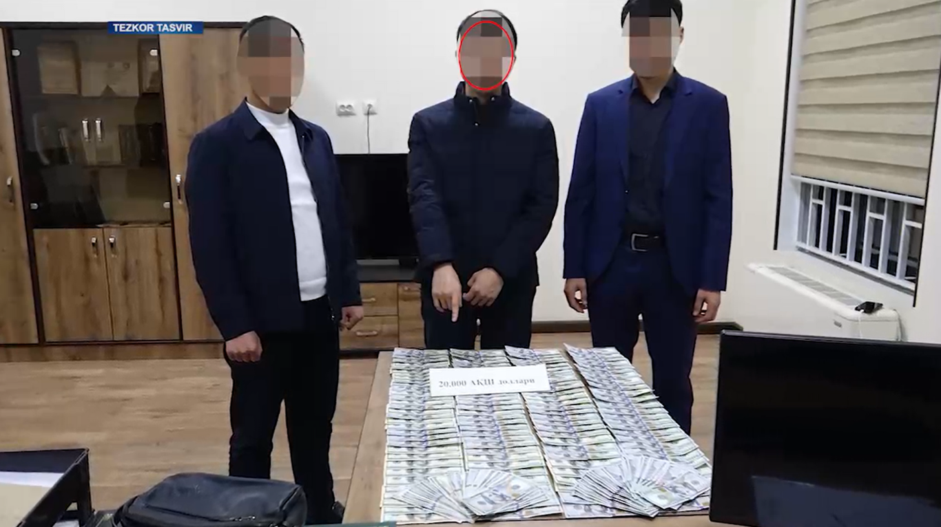 Тошкентда прокуратура ходими пора билан ушланди