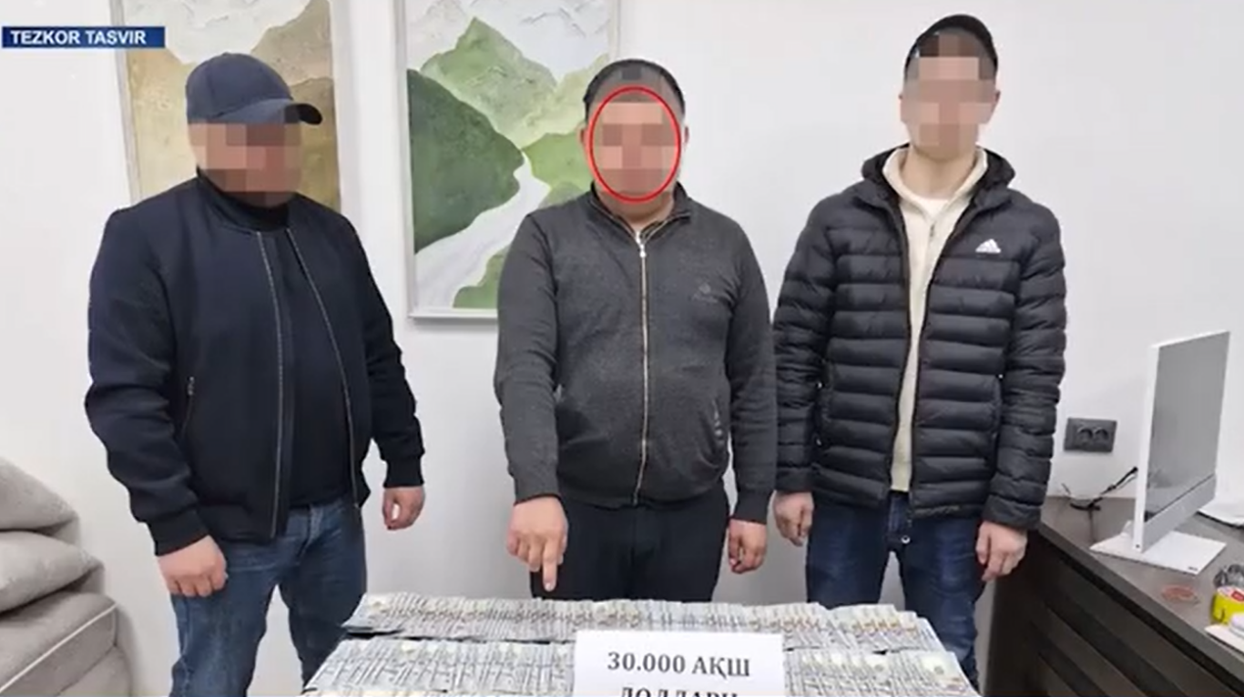 Тошкентда ҳоким ёрдамчиси пора билан ушланд