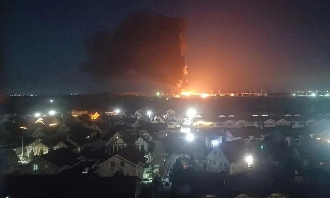 Украина дронлари Қозондаги авиация заводига ҳужум қилди