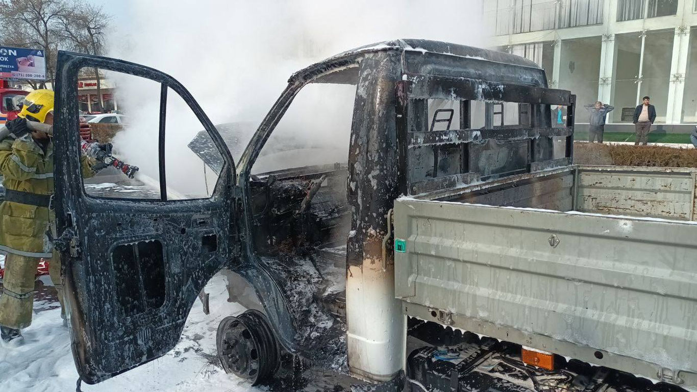 Тошкентда Газел ёниб кетди