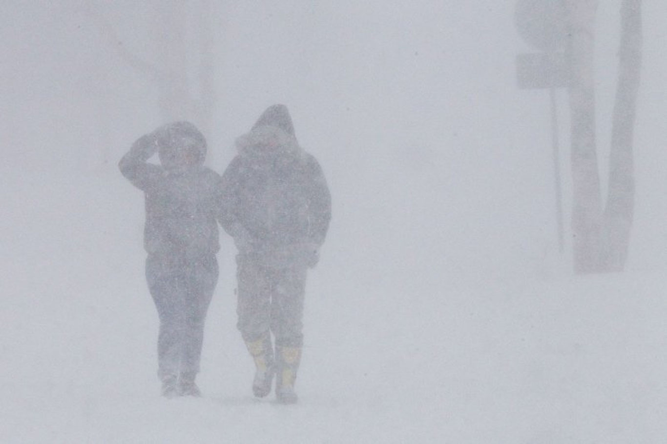Сахалин оролида кучли қор циклони кузатилмоқда