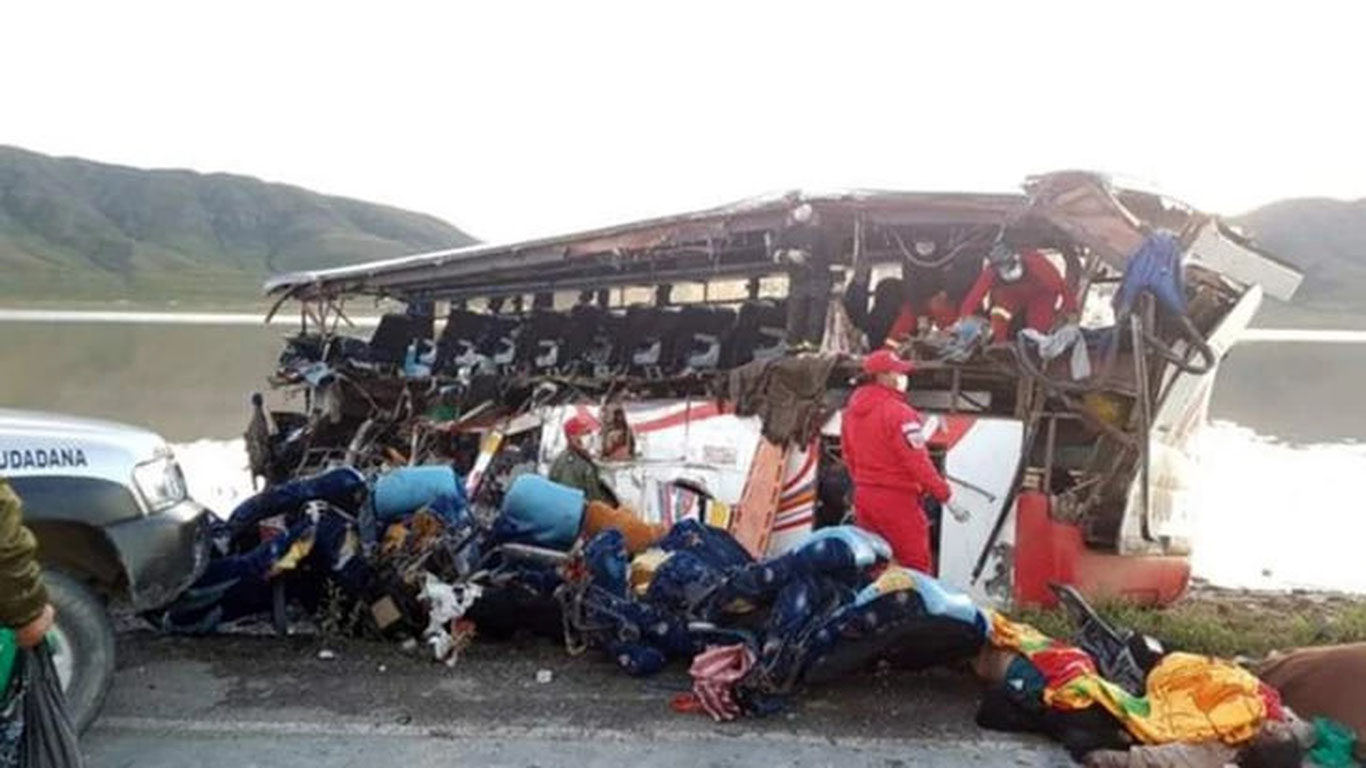 Boliviyada avtobus halokatga uchradi