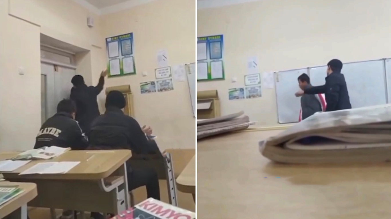 Сурхондарёда ўқитувчи ўқувчини калтаклади