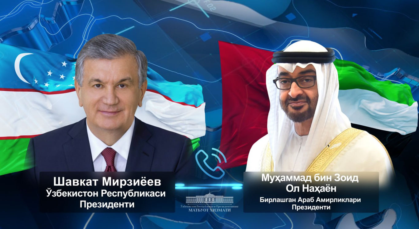 Shavkat Mirziyeyov BAA rahbari bilan telefonlashdi
