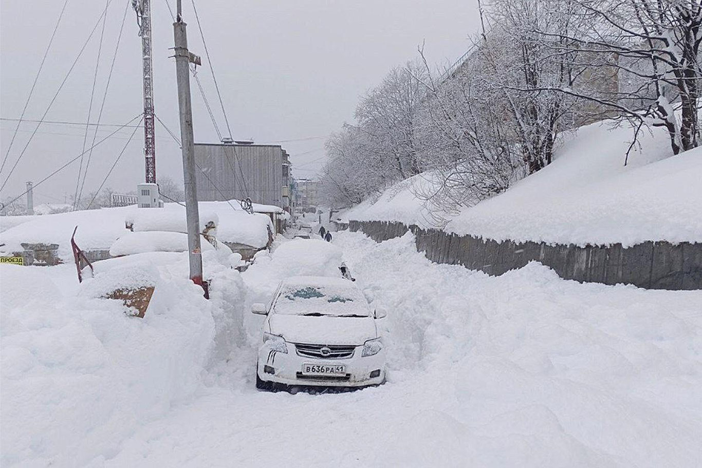 Kamchatkada rekord darajada qor yog‘di