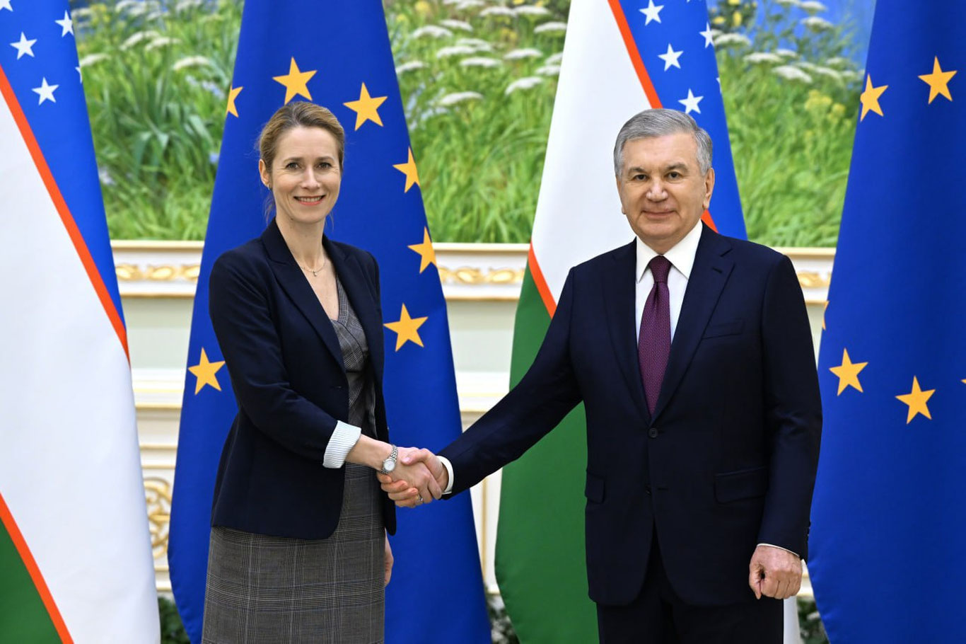 Shavkat Mirziyoyev Yevropa Ittifoqi delegatsiyasini qabul qildi