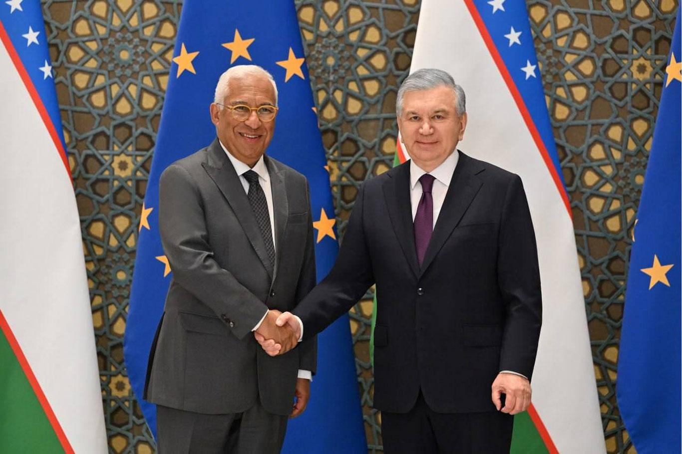 Шавкат Мирзиёев Европа Кенгаши Президенти билан учрашди