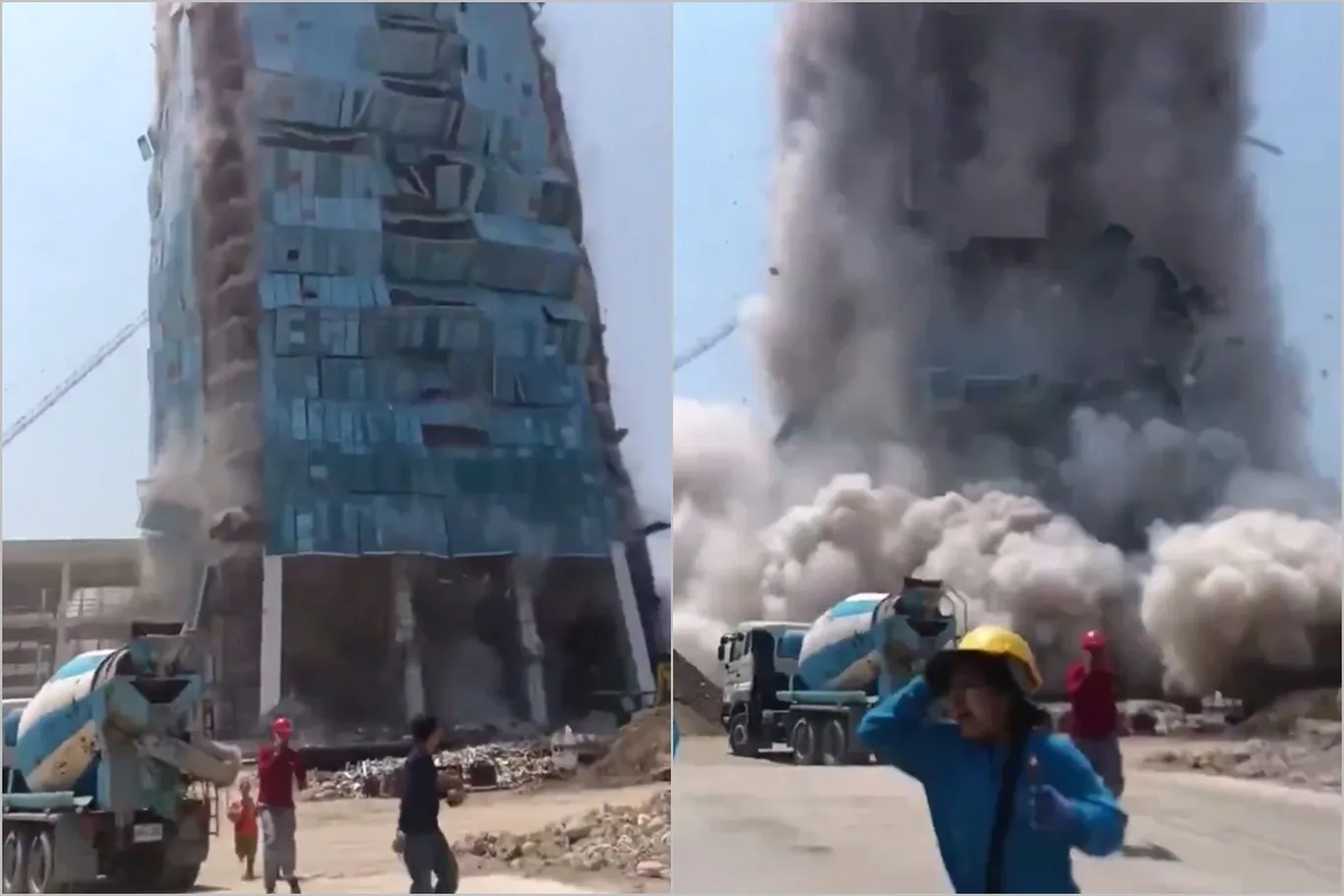 Бангкокда қулаган бино остидан 14 жасад топилди