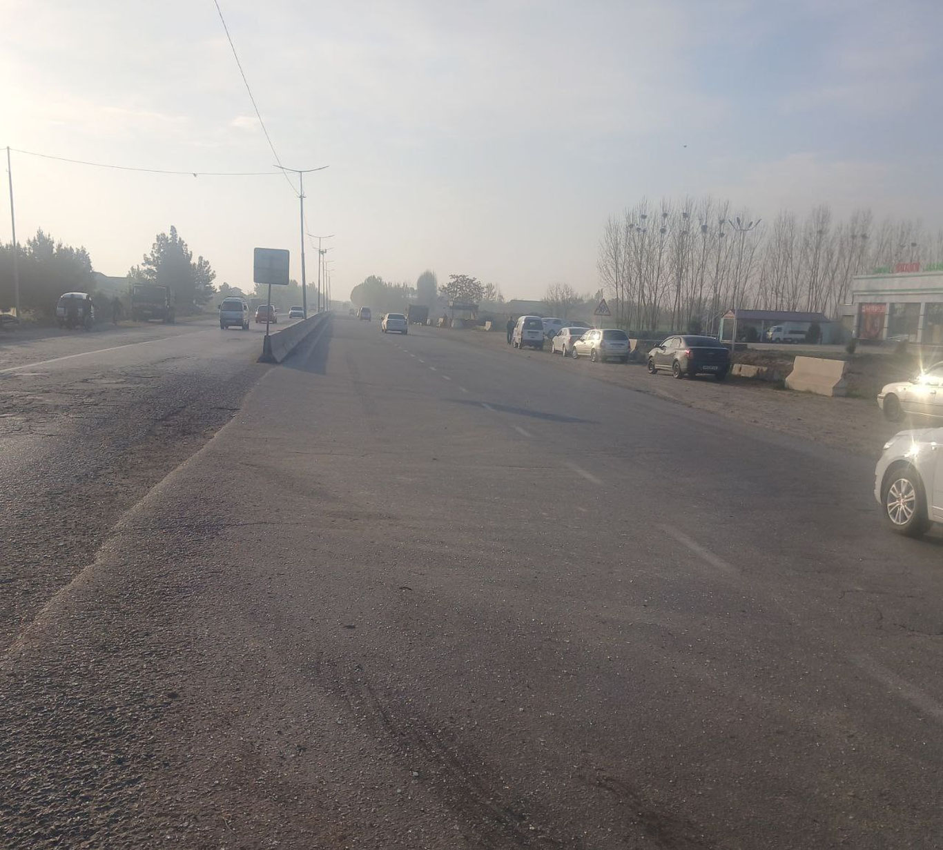 Самарқандда автобус ва юк машинаси тўқнашди