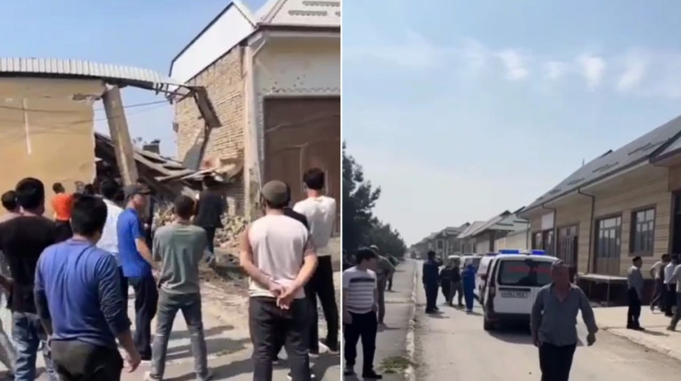 Андижонда “Зил" юк масинаси хонадонга бориб урилди